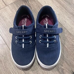 Sperry Kids Spinnaker Washable Jr Sneaker - Navy Blue